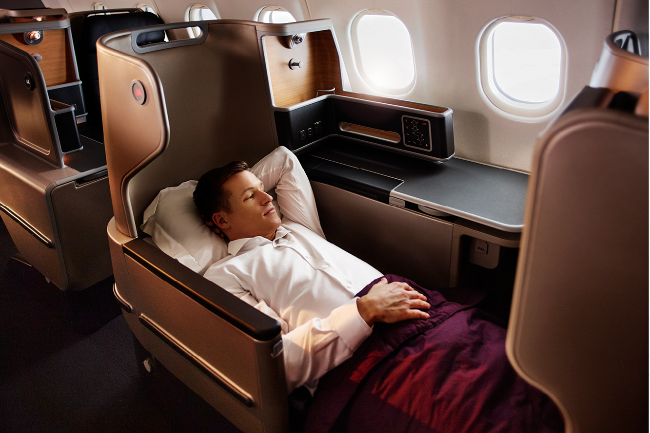 Qantas A330 Business Class review - Corporate Travel Management