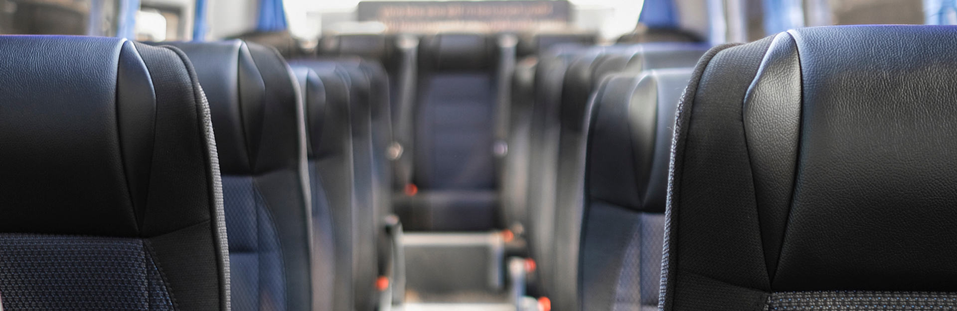 View of the interior of a private transfer 