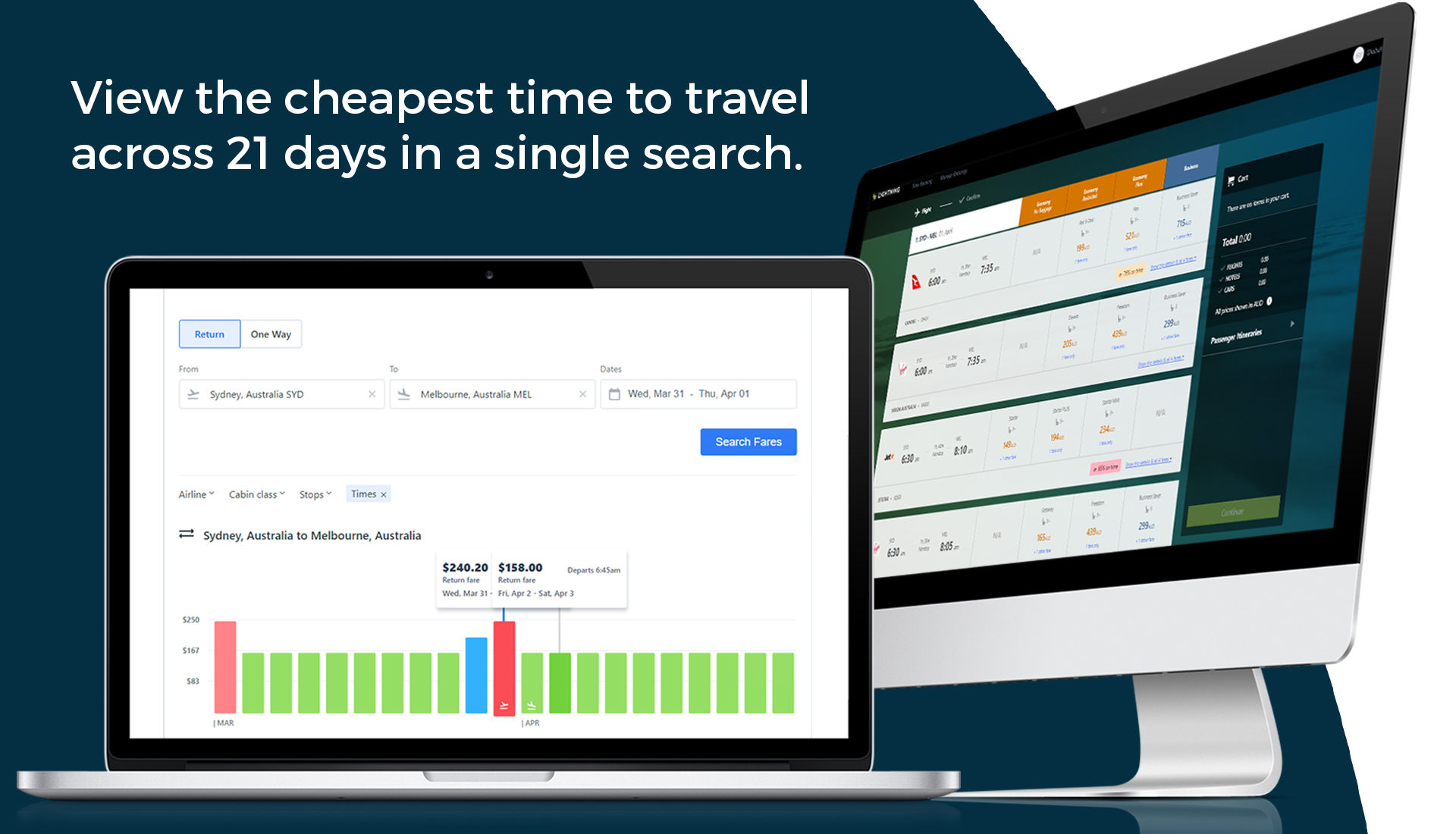 Save on business travel - CTM Fare Forecaster screenshot