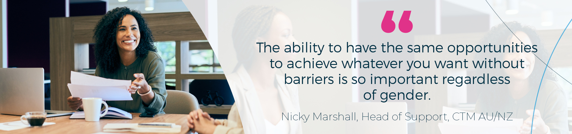 International Women's Day: Nicky Marshall quote