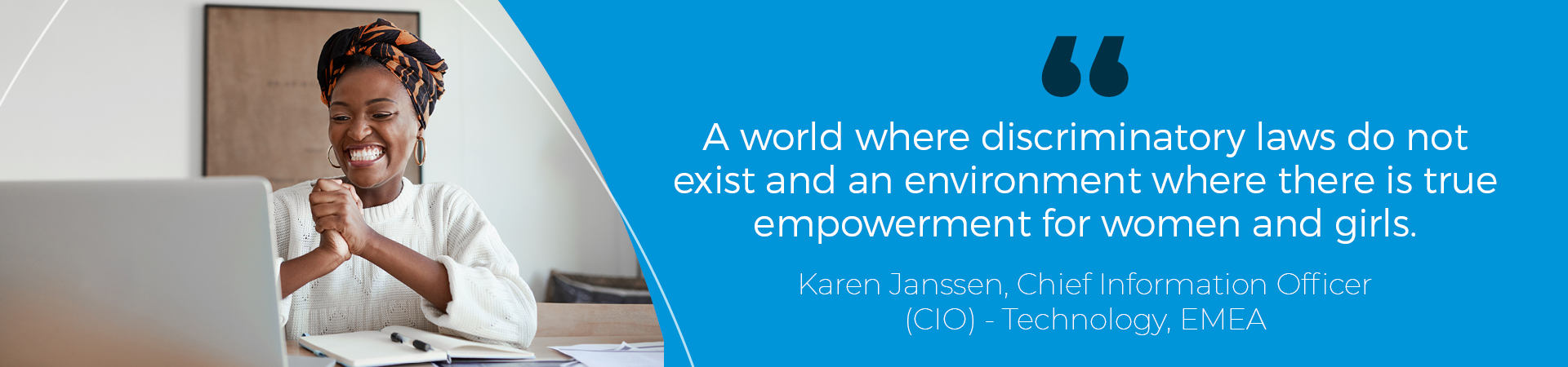 IWD Quote: Karen Janssen quote