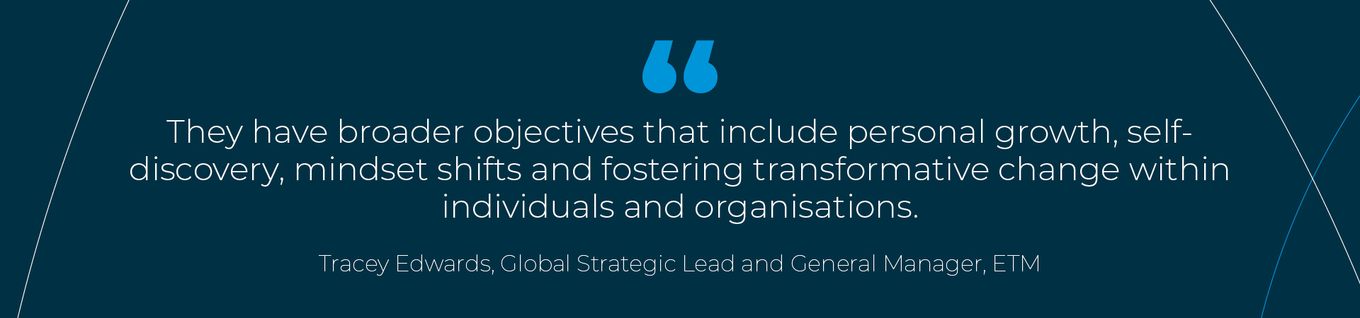 Transformational event experiences quote