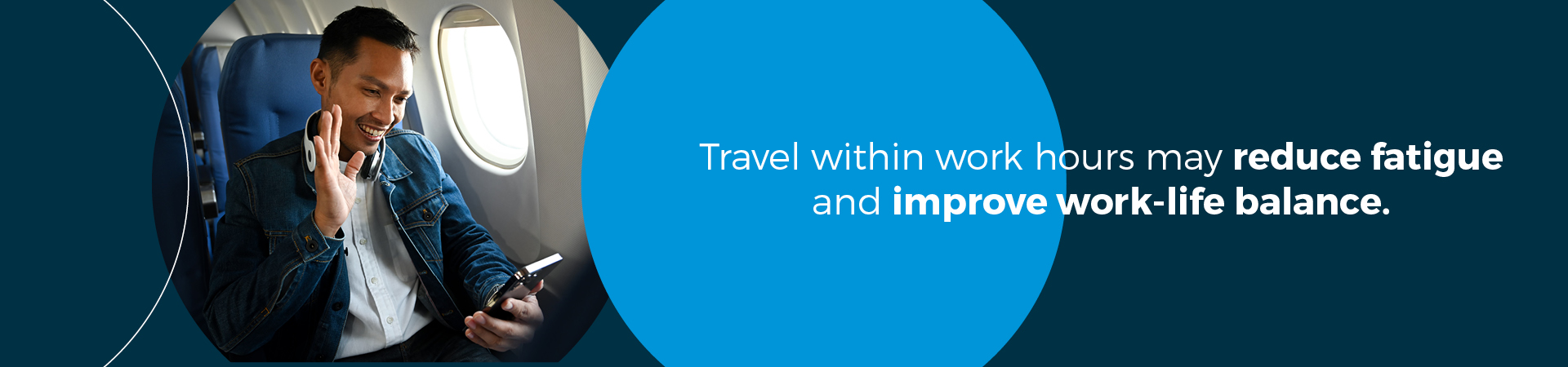 Travel within work hours may reduce fatigue and improve work-life balance