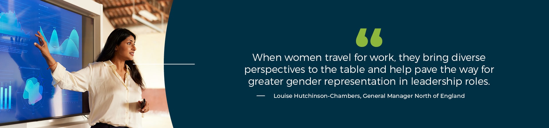 When women travel for work, they bring diverse perspectives to the table and help pave the way for greater gender representation in leadership roles