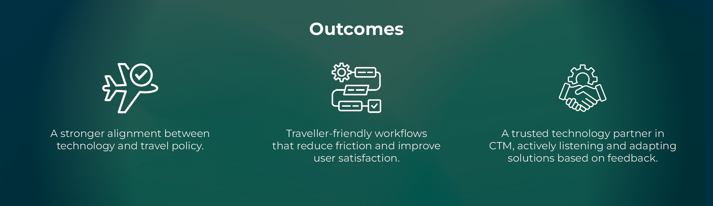 Outcomes from CTM Lightning Online Booking Tool