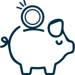 money in a piggy bank 